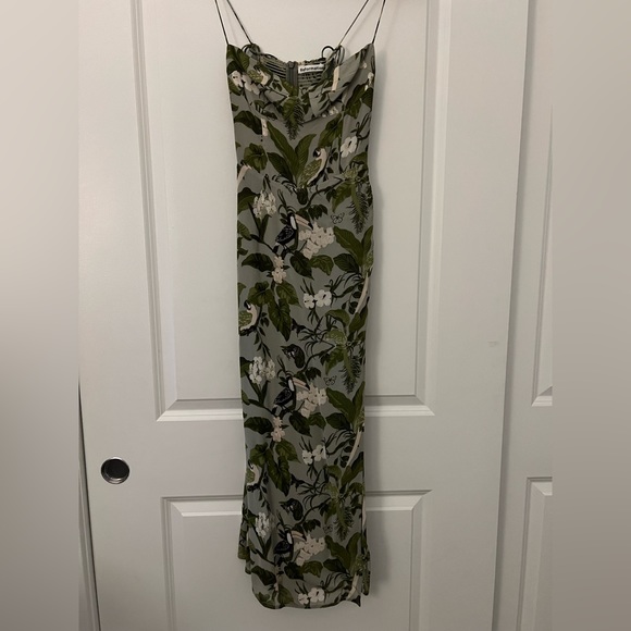 REFORMATION Kourtney Dress in Tropical LIKE NEW - Picture 3 of 5